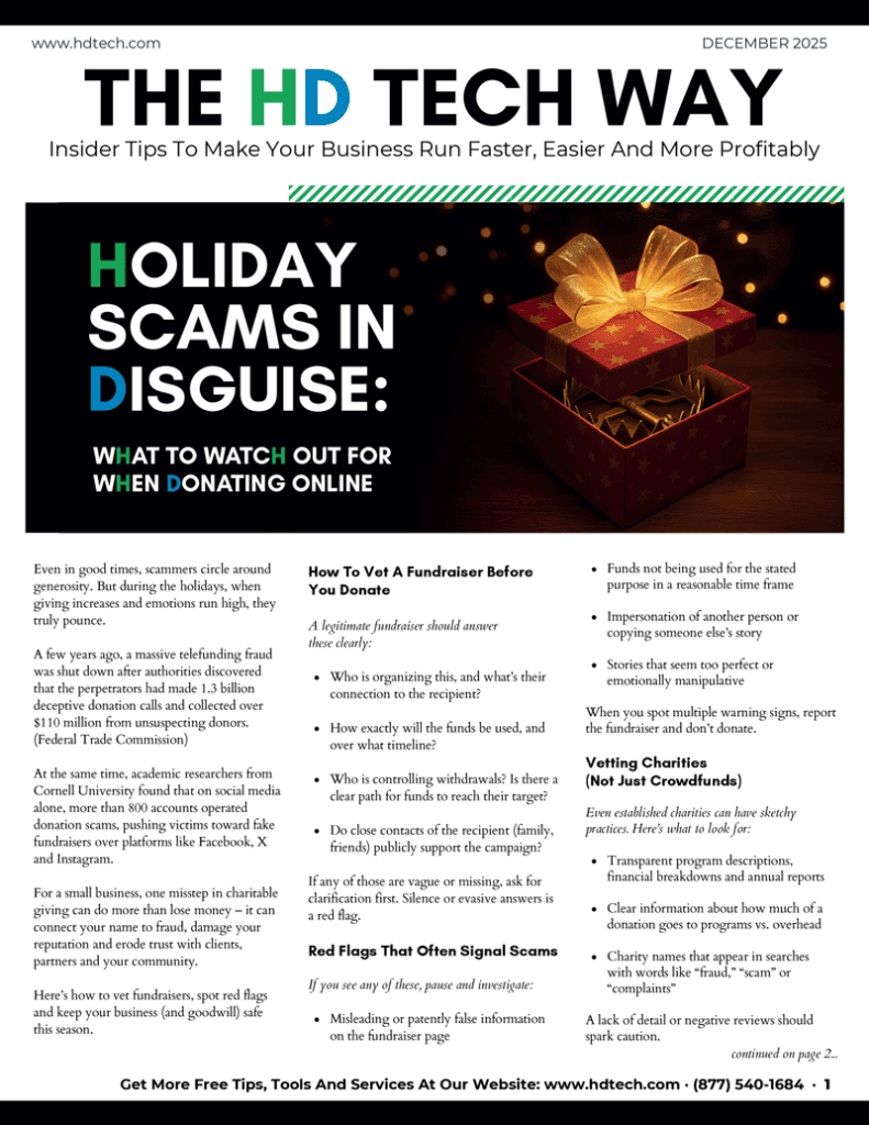 The HD Tech Way — December 2025