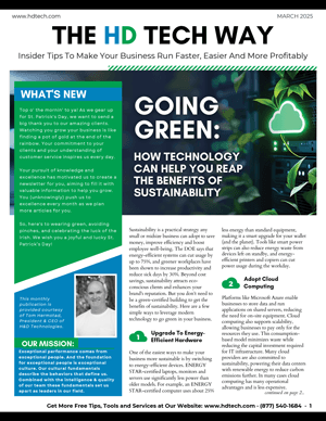 The HD Tech Way — March 2025