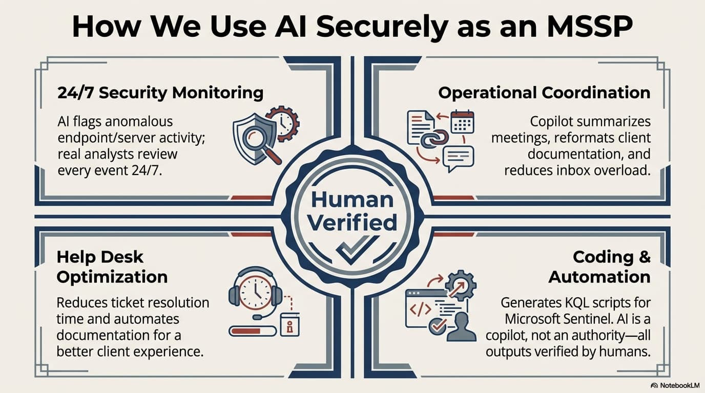 How We Use AI as an MSSP