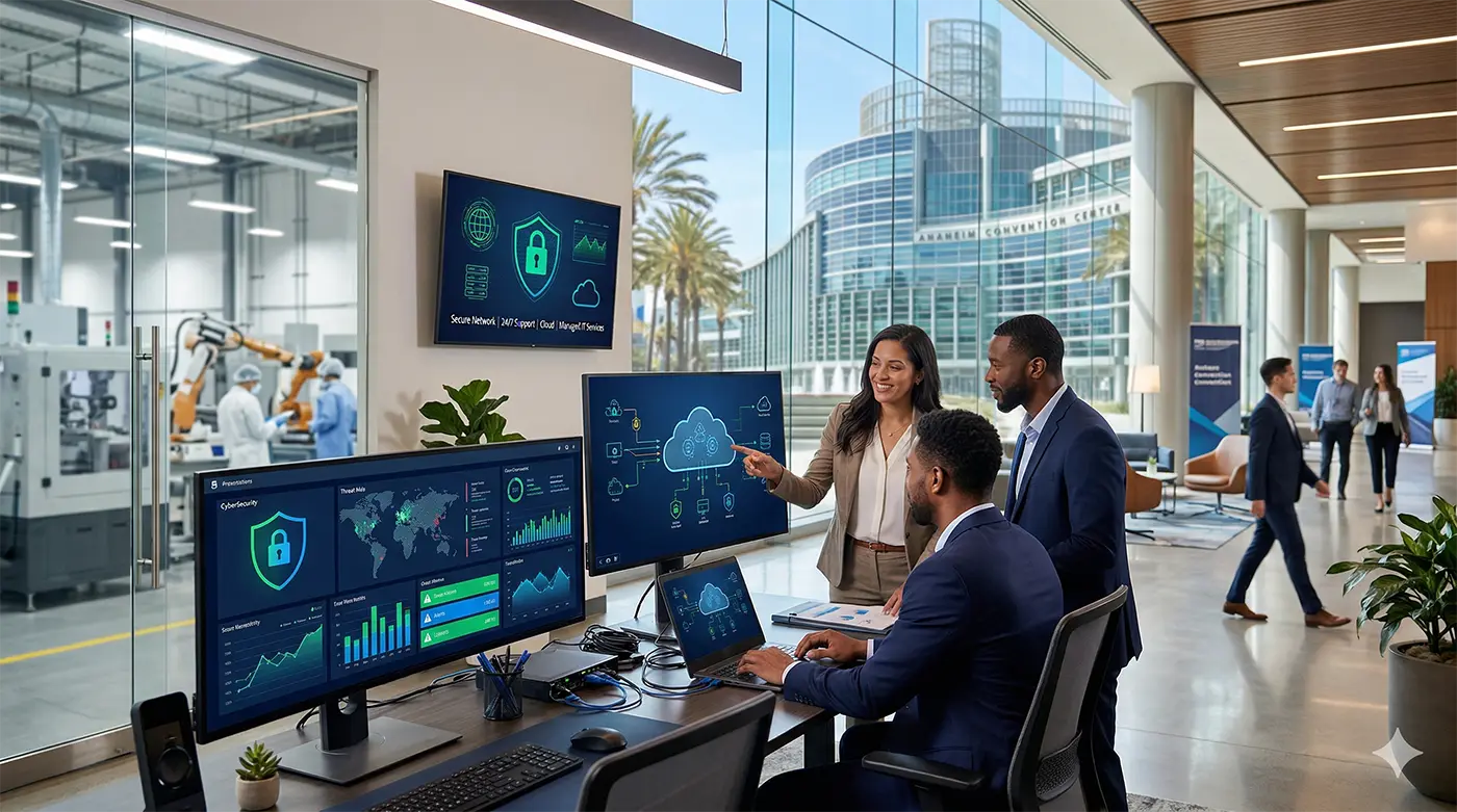 Managed IT Services Anaheim for hospitality, manufacturing, and convention businesses