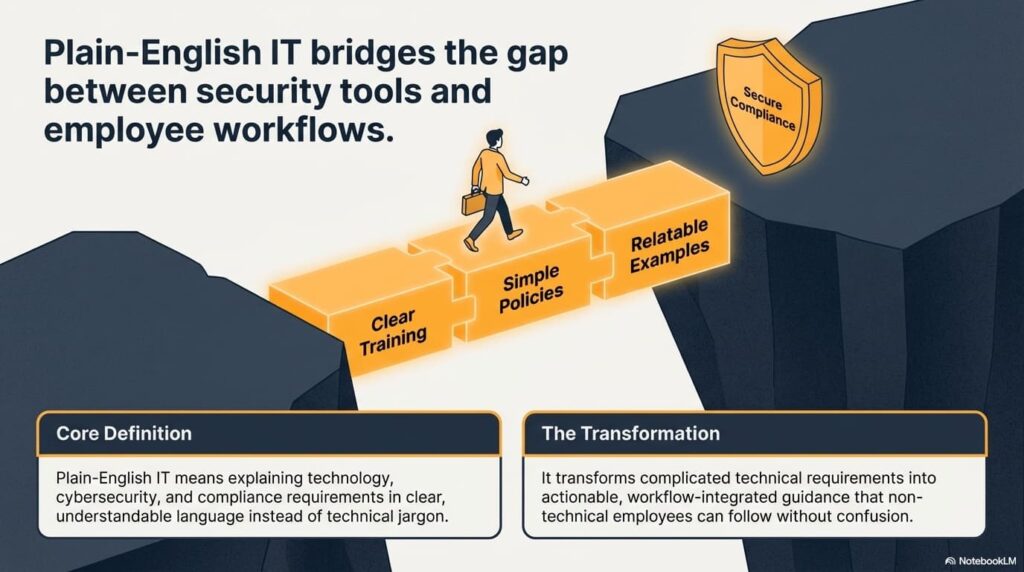 Plain-English IT Bridges the Gap